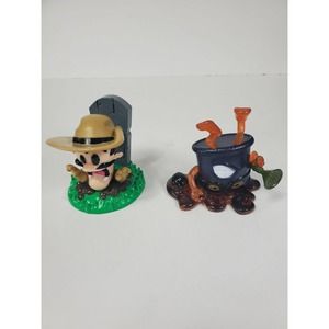 2 FGTEEV Mini Figures Toys Lava Beans, rip garfunkel